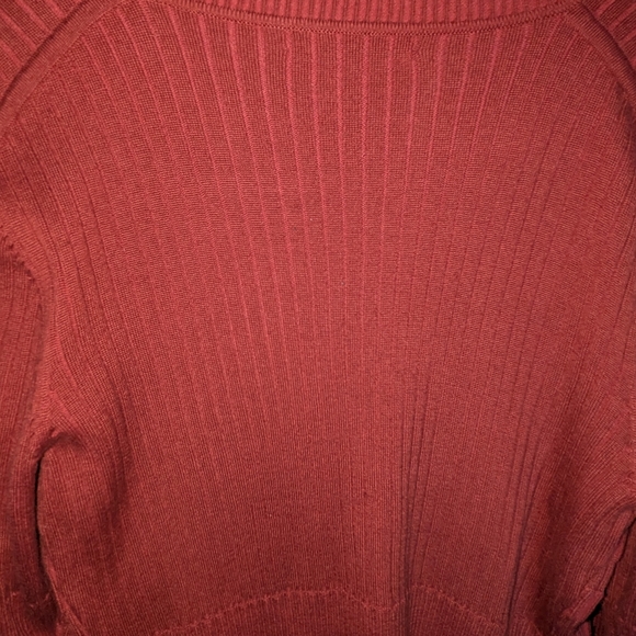 Alex Marie Rust Color Cardigan Sweater Size XL - Picture 5 of 9